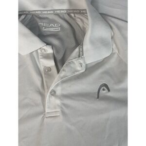 Head Men's Polo Shirt Size‎ Large White Casual Sport Top